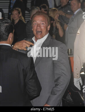 Il sabotaggio Premiere al Regal Theater DTLA dotate: Arnold Schwarzenegger dove: DTLA, California, Stati Uniti quando: 20 Mar 2014 Foto Stock