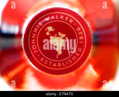 Johnnie Walker Red Label scotch whisky blended Foto Stock