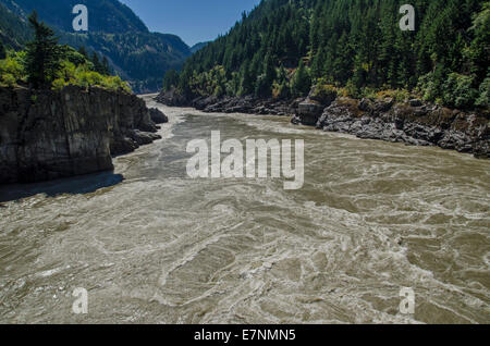 L'inferno del gate del Pass, British Columbia, Canada Foto Stock