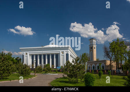 Amir Timur, edificio, Tashkent, Uzbekistan, Asia Centrale, Asia, architettura, centro città, Congress, il centro, il governo, squa Foto Stock