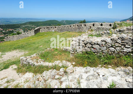 L'Albania, sito archeologico, Balcani, chiesa, Citadel, Est Europa, fortezza, storia, vacanza, kruja, paesaggio, museo, natu Foto Stock
