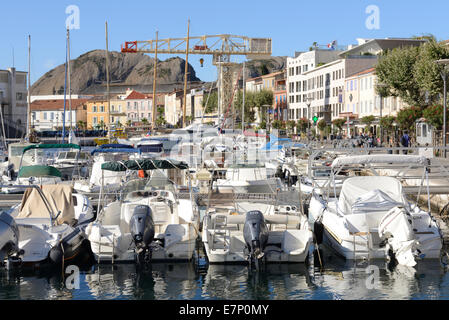 Francia, Europa, Provence-Alpes-Côte d'Azur, La Ciotat, marina, porto, Foto Stock