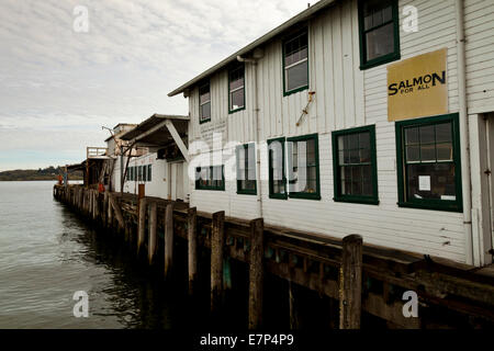 Pier 39 Astoria Oregon USA Foto Stock