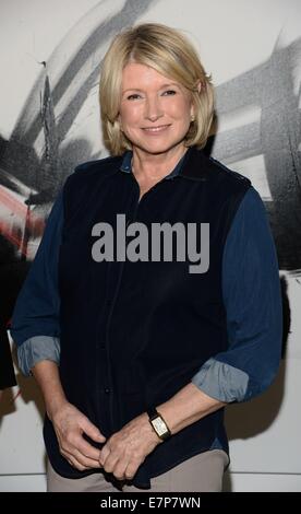 New York, NY, STATI UNITI D'AMERICA. Il 22 settembre, 2014. New York, Stati Uniti d'America. 22 Settembre, 2014. Martha Stewart di presenze per AOL costruire serie di altoparlanti: fischio o Chic: Martha Stewart's Haute Halloween Sfida, sede di AOL, New York, NY Settembre 22, 2014. Credito: Everett Collection Inc/Alamy Live News Foto Stock