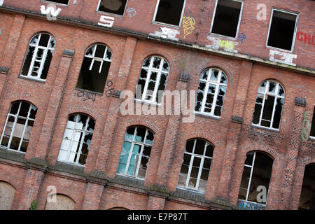 Devastazione industriale dal 1999, Hannoversche Gummiwerke Excelsior, Continental AG, Limmer, Hannover, Bassa Sassonia, Germania, UE Foto Stock