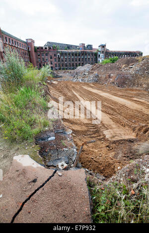 Devastazione industriale dal 1999, Hannoversche Gummiwerke Excelsior, Continental AG, Limmer, Hannover, Bassa Sassonia, Germania, UE Foto Stock