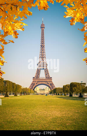 Torre Eiffel Foto Stock