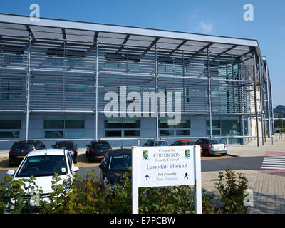 Ceredigion County Council office in Aberystwyth Wales UK Foto Stock