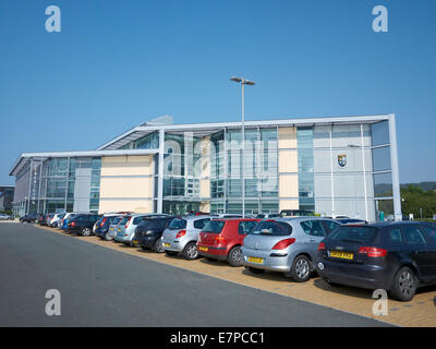 Ceredigion County Council office in Aberystwyth Wales UK Foto Stock