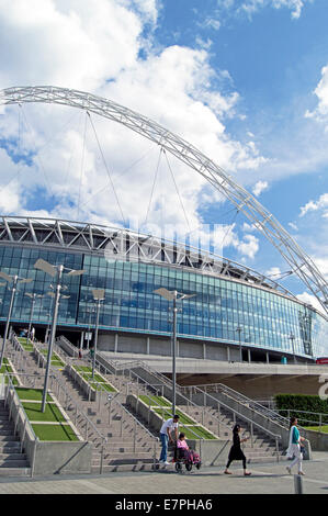 Lo stadio di Wembley, London Borough of Brent, London, England, Regno Unito Foto Stock