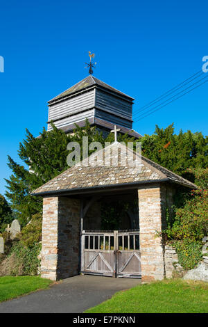 La chiesa di San Bartolomeo in Shropshire village di più, Inghilterra. Foto Stock