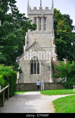 Chiesa di Sant'Andrea, East Lulworth, Dorset Foto Stock