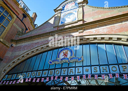 Windsor e Eton Central station, la Royal Borough of Windsor e Maidenhead, Berkshire, Inghilterra, Regno Unito Foto Stock