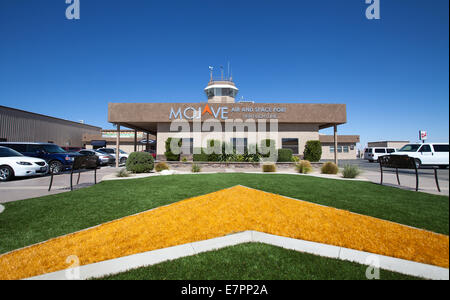 Il Mojave Aria e lo spazio porto situato in Mojave, California. Foto Stock