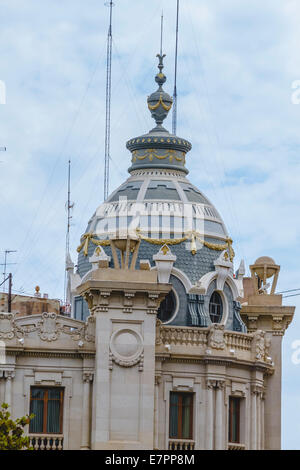 Architettura tipica della città spagnola di Valencia Foto Stock