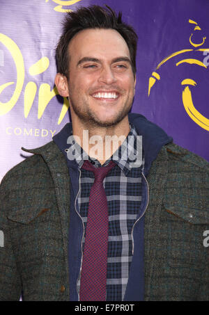 Serata di Apertura del Broadway Aladdin presso il Nuovo Teatro di Amsterdam - Arrivi. Dotato di: Cheyenne Jackson dove: New York New York, Stati Uniti quando: 20 Mar 2014 Foto Stock