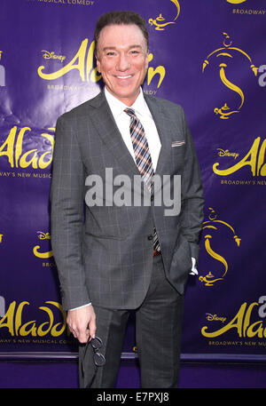 Serata di Apertura del Broadway Aladdin presso il Nuovo Teatro di Amsterdam - Arrivi. Dotato di: Patrick pagina Dove: New York New York, Stati Uniti quando: 20 Mar 2014 Foto Stock