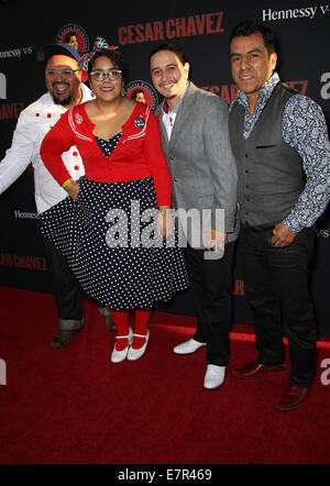 Premiere del film Pantelion e partecipante Media 'Cesar Chavez' dotata di: Ospiti Dove: Hollywood, California, Stati Uniti quando: 21 Mar 2014 Foto Stock