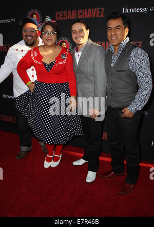 Premiere del film Pantelion e partecipante Media 'Cesar Chavez' dotata di: Ospiti Dove: Hollywood, California, Stati Uniti quando: 21 Mar 2014 Foto Stock