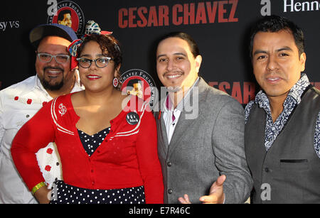 Premiere del film Pantelion e partecipante Media 'Cesar Chavez' dotata di: Ospiti Dove: Hollywood, California, Stati Uniti quando: 21 Mar 2014 Foto Stock