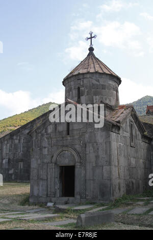 Il sito Patrimonio Mondiale dell'UNESCO di Haghpat monastero a nord dell'Armenia. Foto Stock