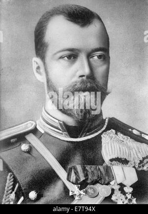 NICHOLAS II, H.I.M. Lo Zar di Russia, circa 1914 Foto Stock