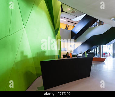 Fala Park Wolzstyn architetto Polonia PL Architekci 2012 Vista di area ricevimento e lobby. Foto Stock