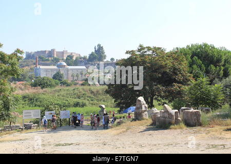 Il Tempio di Artemide Foto Stock