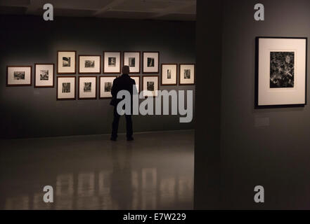 Mostra 'costruire mondi. Fotografia e architettura in età moderna' presso il Barbican Art Gallery Foto Stock