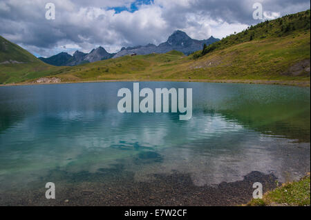 Lac de maroli,le chinaillon,grand bornand,Haute Savoie,Francia Foto Stock