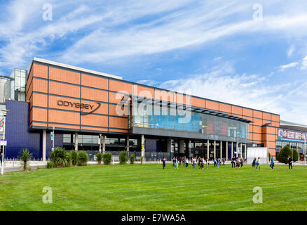 L'Odyssey Arena, Titanic Quarter, Belfast, Irlanda del Nord, Regno Unito Foto Stock