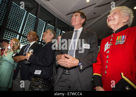 Londra, Regno Unito. 24 Settembre, 2014. Veterani Comunità Ricevimento offerto dal sindaco Boris Johnson 2014 Credit: Guy Corbishley/Alamy Live News Foto Stock