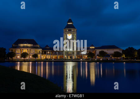 World Golf Hall of Fame al crepuscolo, Sant'Agostino, Florida (HDR) Foto Stock