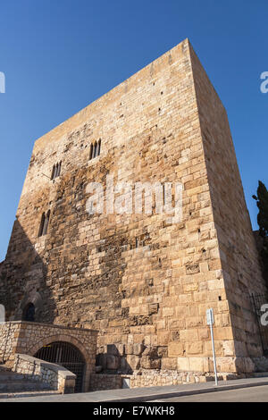 Antico Foro Romano in Tarragona Catalogna Foto Stock