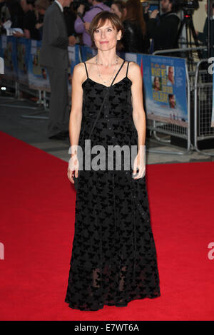 Amelia Bullmore frequentando il 'quello che abbiamo fatto sulla nostra vacanza' premiere a l'Odeon West End nel settembre del 2014 a Londra./picture alliance Foto Stock