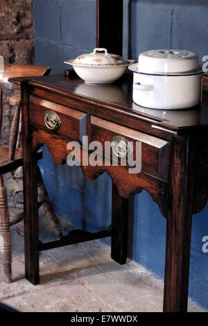 Rovere tradizionale Welsh Dresser Foto Stock