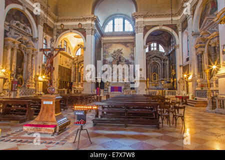 Venezia, Italia - 12 Marzo 2014: La Chiesa di San Moise. Foto Stock