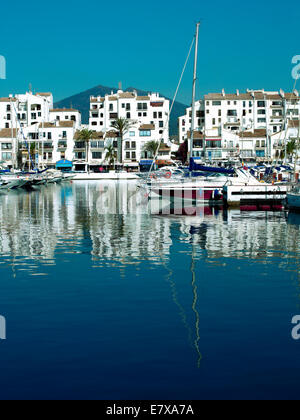 Puerto Banus vicino a Malaga Foto Stock