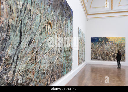 Anselm Kiefer retrospettiva, la Royal Academy of Arts di Londra, Regno Unito Foto Stock