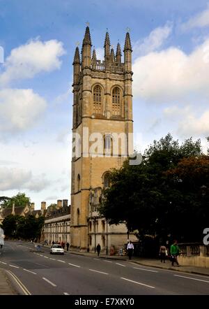 Magdalen Tower oxford foto da: Brian Giordania / Retna Pictures - Foto Stock