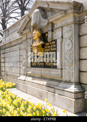 John Purroy Mitchel Memorial, al Central Park di New York Foto Stock