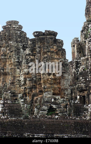 Dettaglio del complesso di Angkor Wat in Cambogia Foto Stock