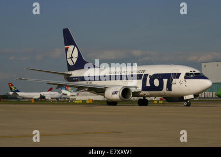 LOT Polish Airlines Boeing 737 Foto Stock