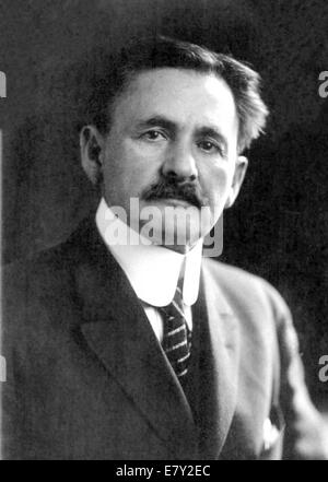 ALBERT MICHELSON (1852-1931) fisico americano che ha studiato la velocità della luce Foto Stock