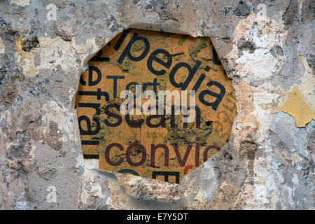 Concetto di truffa Foto Stock