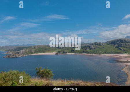 Le spiagge intorno Gruinard Bay nr Paisley Ross & Cromarty Highland Scozia Scotland Foto Stock