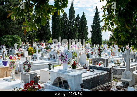 cimitero greco Foto Stock