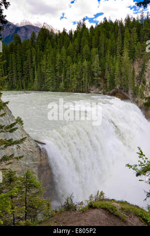 Wapta Falls, Parco Nazionale di Yoho, British Columbia, Canada Foto Stock