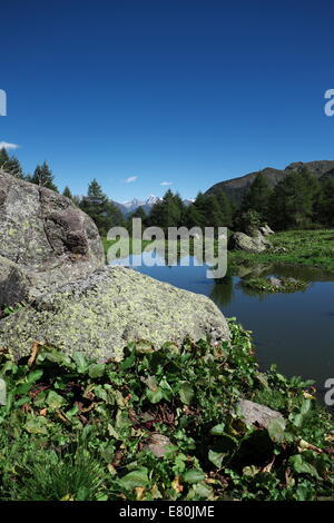 Vista dal Passo del Vivione, Italia Foto Stock