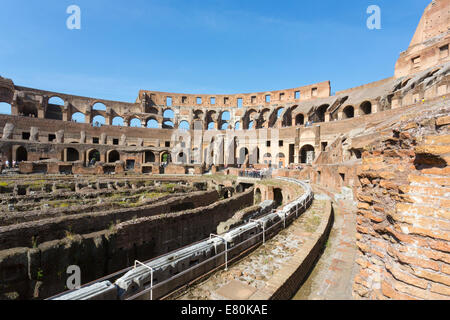 Roma, 28 Aprile 2012.Vista interna del Colosseo, Italia Foto Stock